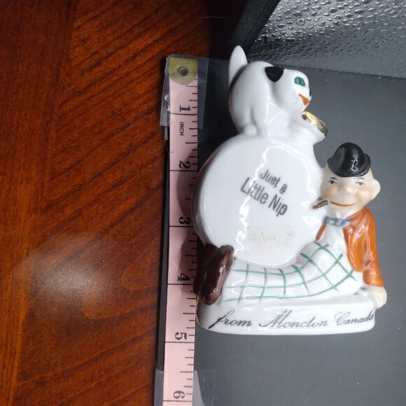 Vintage Naked Lady Porcelain & Celluloid Clown Bottle Stoppers & Bottle - Picture 13 of 14